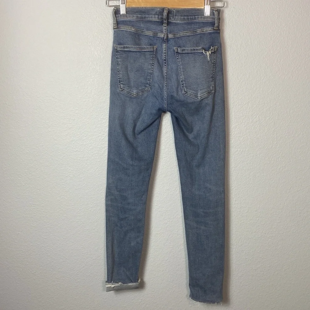 AGOLDE‎ Sophie Cropped Distressed Jeans